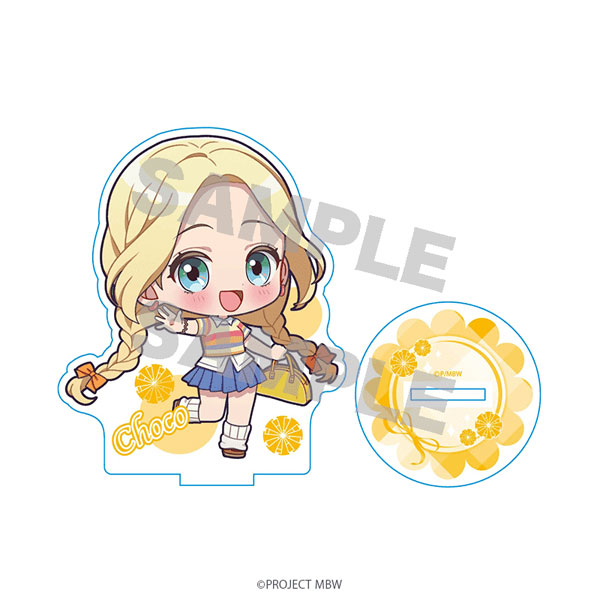 前橋ウィッチーズ アクリルスタンド 三俣チョコ ミニキャラ 春服