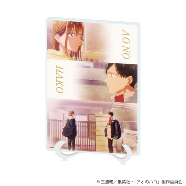 アクリルアートボード(A5サイズ)「TVアニメ『アオのハコ』」02/猪股大喜＆鹿野千夏(場面写イラスト)[A3]《在庫切れ》