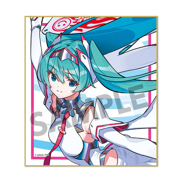 レーシングミク SPA 2025 キービジュアル2 Ver. ミニ色紙[ホビーストック]《発売済・在庫品》