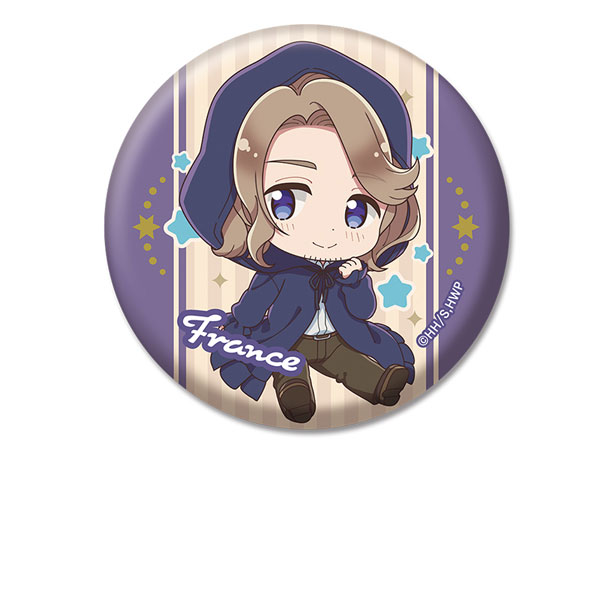 ヘタリア World☆Stars ぺたん娘缶バッジ フランス[ペンギン