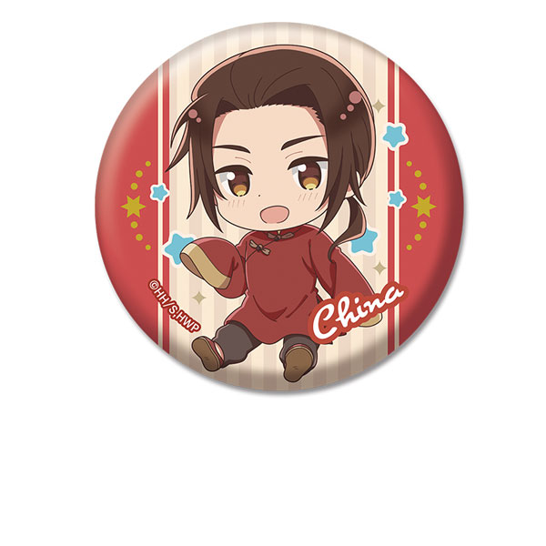 ヘタリア World☆Stars ぺたん娘缶バッジ 中国[ペンギンパレード