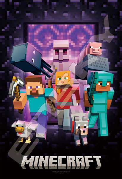 ジグソーパズル MINECRAFT Create，Explore，Survive 300ピース (300-3166)[エンスカイ]