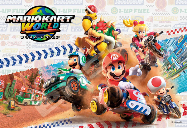希少品] UKI-UKI ART マリオカート64 ジグソーパズル