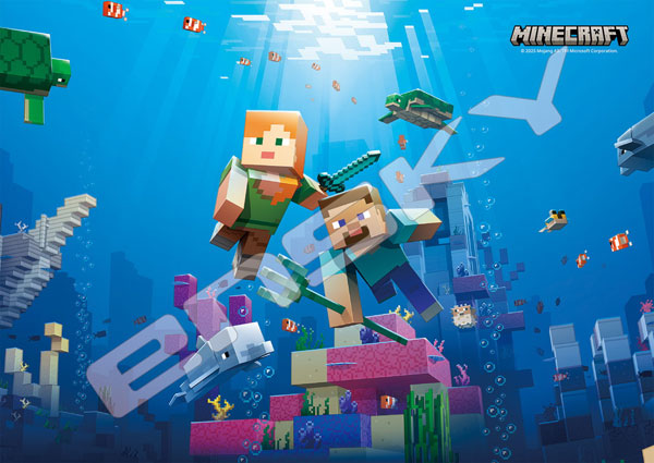 ジグソーパズル マジカルピース -ライト- MINECRAFT Aquatic 208ピース (208-ML10)[エンスカイ]