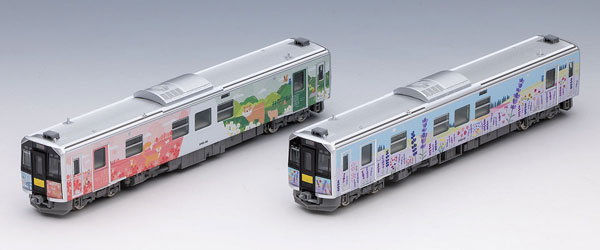98137 JR H100形ディーゼルカー(石北線・富良野線ラッピング車)セット(2両)[TOMIX]【送料無料】《発売済・在庫品》