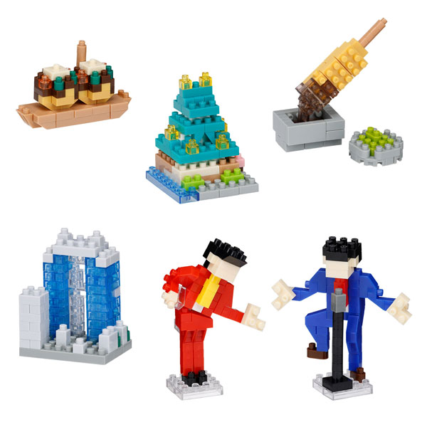 nanoblock(ナノブロック) NBMC_78 ミニナノ 大阪 6個入りBOX[カワダ]《発売済・在庫品》
