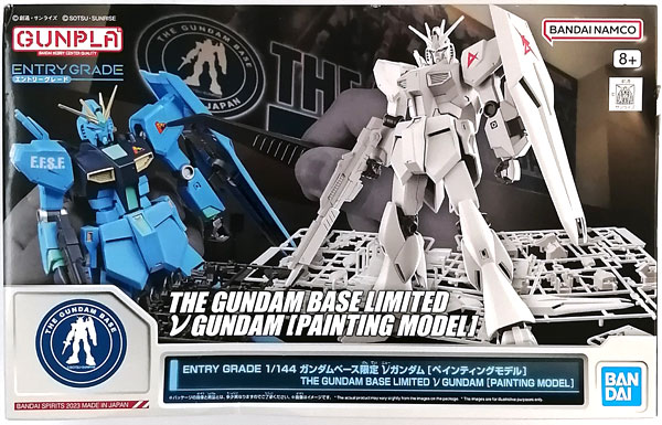 【中古】(本体A-/箱B)ENTRY GRADE 1/144 νガンダム [ペインティング モデル] プラモデル (ガンダムベース限定)[BANDAI SPIRITS]《発売済・在庫品》