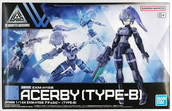 【中古】(本体A-/箱B)30MM 1/144 EXM-H15B アチェルビー (TYPE-B) プラモデル[BANDAI SPIRITS]《発売済・在庫品》