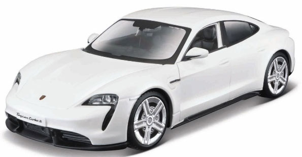 1/64 SI ポルシェ タイカン ターボ S ホワイト[マイスト]《発売済・在庫品》