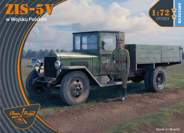 不運('60ポーランド) 1/72 ZIS-5V ソ連 3トントラック“ポーランド軍” プラモデル[クリアー