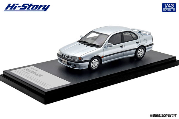 希少シルバー　ハイストーリー 1/43 プリメーラTe シルバー 1/43 NISSAN PRIMERA 2.0 Te (1990) ブルーイッシュシルバー[ハイ