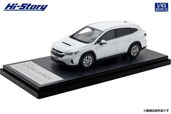 ミニカー 1/43 SUBARU LEVORG LAYBACK Limited EX 1/43 SUBARU LEVORG LAYBACK Limited EX (2024) セラミックホワイト
