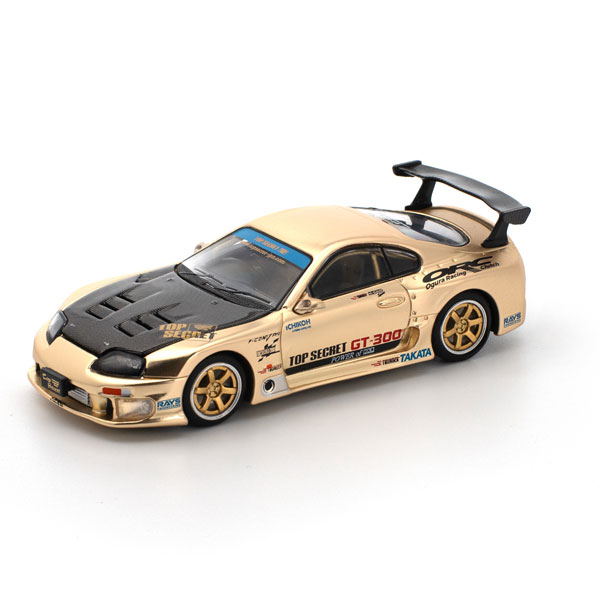 1/64 トップシークレット GT300 スープラ - クロームゴールド 1/64 トップシークレット GT300 スープラ - クロームゴールド