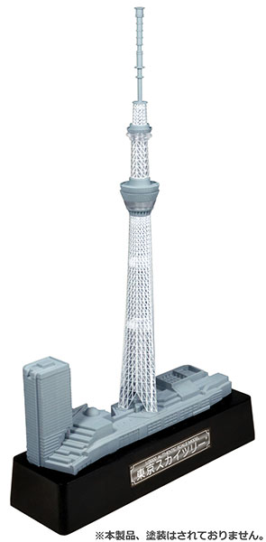 かんたんプラモデル 1/3000 東京スカイツリー[童友社]