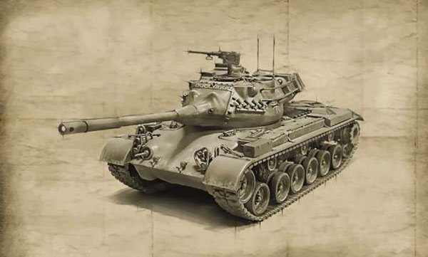 1/35 アメリカ軍 M47 パットン プラモデル[イタレリ]《在庫切れ》