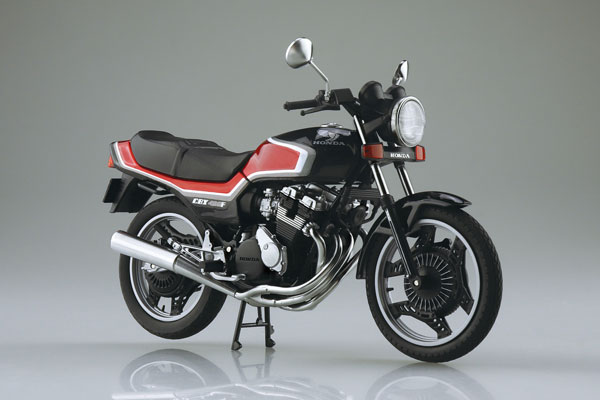 1/12 完成品バイク Honda CBX400F ブラック/キャンディアラモアナレッド[スカイネット]《０９月予約》
