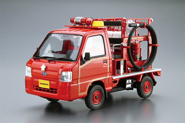 ザ・モデルカー No.119 1/24 スバル TT2 サンバー 消防車 ’11 プラモデル[アオシマ]《０８月予約》