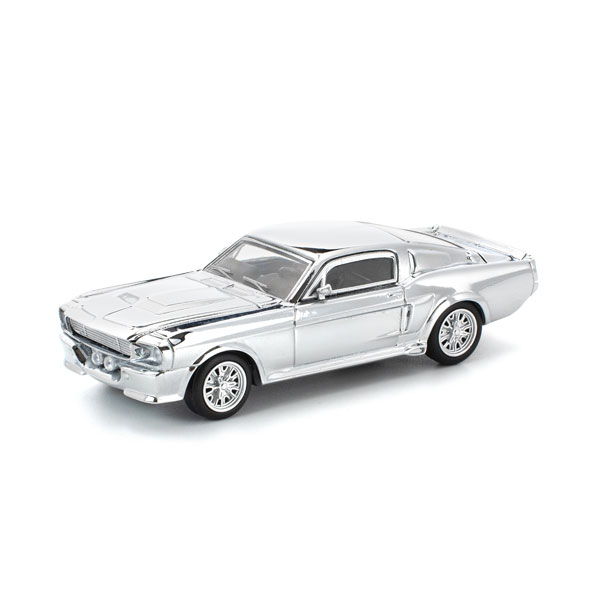 1/64 シェルビー マスタング GT500 シルバークローム[POP RACE]