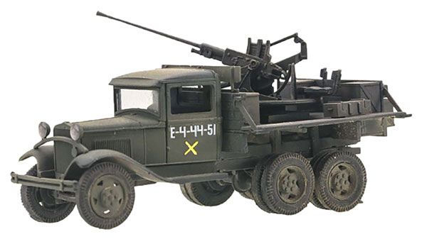 1/72 露・GAZ-AAA6輪トラック搭載25mm対空砲72K型 プラモデル 1/72 露・GAZ-AAA6輪トラック搭載25mm対空砲72K型 プラモデル
