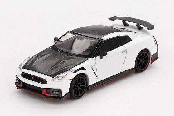 1/64 Nissan GT-R Nismo 2024 ブリリアントホワイトパール (右ハンドル)[MINI GT]