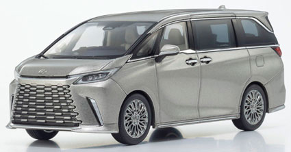 KYOSHOオリジナル 1/43 LEXUS LM 500h (ソニックチタニウム 4席ソリス