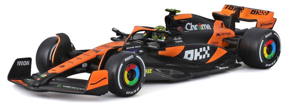 1/43 マクラーレン F1 チーム MCL38 マイアミGP 2024 No，4 L.ノリス ドライバー付 クリアケース[ブラゴ]