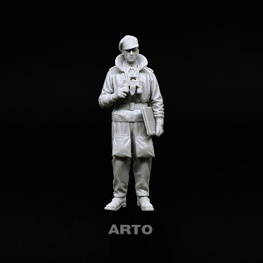 1/35 武装親衛隊 大佐 ヨアヒム・パイパー アルデンヌ 1944年[ARTO production]《０６月予約》