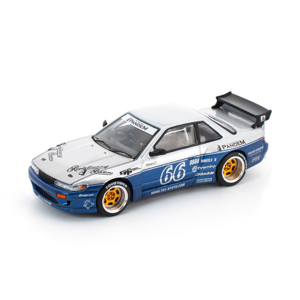 1/64 パンデム シルビア S13 ムーンテックブルー[POP RACE]