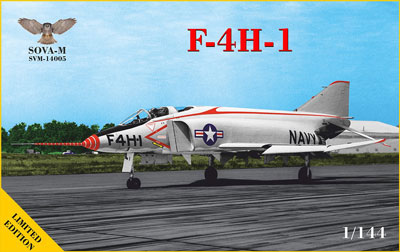 1/144 F4H-1ファントム戦闘機1959初飛行試作機 プラモデル[SOVA-M]《在庫切れ》
