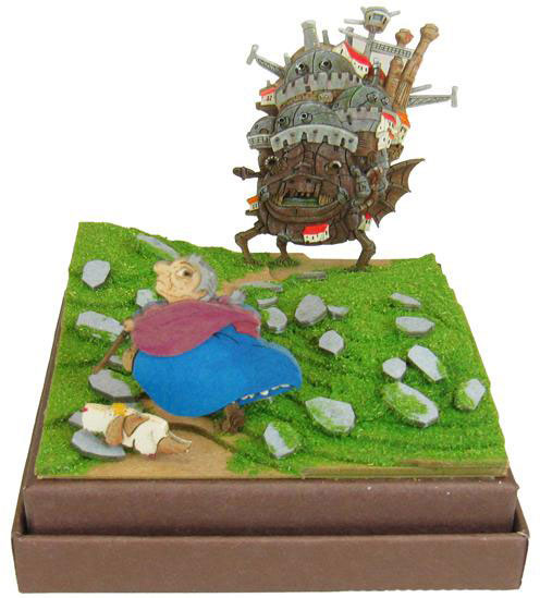 みにちゅあーとキット スタジオジブリmini ハウルの動く城 ハウルの城とソフィー[さんけい]《在庫切れ》