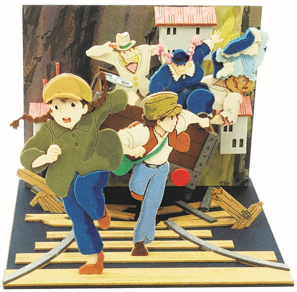 ジブリ美術館　フィルム　チケット　天空の城ラピュタ　シータ　パズー 天空の城ラピュタ 三鷹の森ジブリ美術館 使用済みフィルム入場券