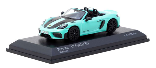 COLLAB64 Minichamps × Tarmac Works 1/64 Porsche 718 Spyder RS Mint Green[Tarmac Works]