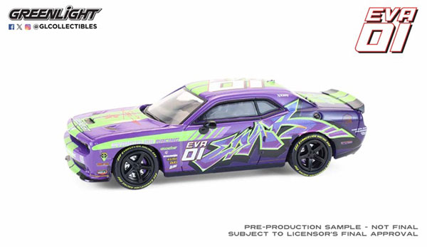 1/64 EVA RT Test Type-01 - Evangelion Racing - Dodge Challenger SRT Hellcat[グリーンライト]《０３月仮予約》