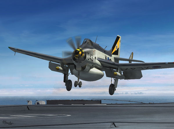 1/72 フェアリーガネット AEW.3 艦上早期警戒 プラモデル[ソード]《在庫切れ》