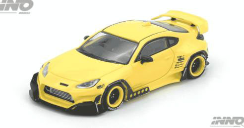 1/64 Toyota GR86 “PANDEM” イエロー[INNO Models]《発売済・在庫品》