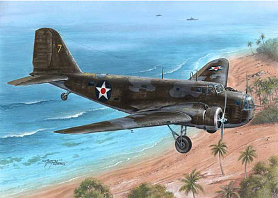 1/72 米・ダグラスB-18ボロ双発爆撃機・戦中迷彩塗装 プラモデル[スペシャルホビー]《在庫切れ》