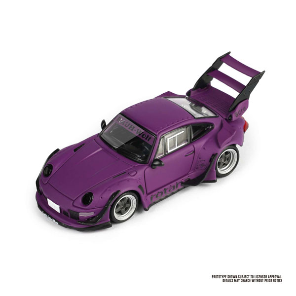 Street WARRIOR 1:64 Porsche RWB 993 Rotana Purple Diecast