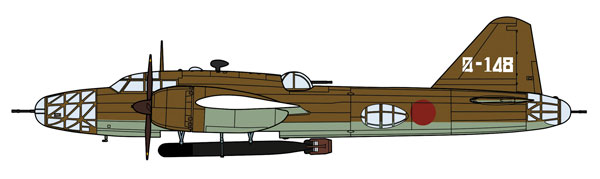 1/72 三菱 キ67 四式重爆撃機 飛龍“飛行第74戦隊” プラモデル