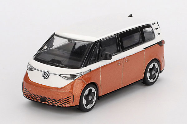 1/64 フォルクスワーゲン ID. Buzz Candy White / Energetic Orange(右ハンドル)[MINI GT]《０９月予約》