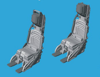 1/32 F-104D用ロッキード C-2 射出座席 (2個入)[アイリス]