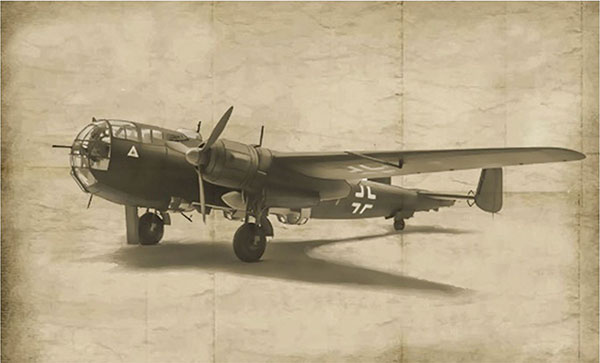 1/72 WW.II ドイツ軍 ドルニエ Do217 K2 誘導爆弾フリッツX 付属