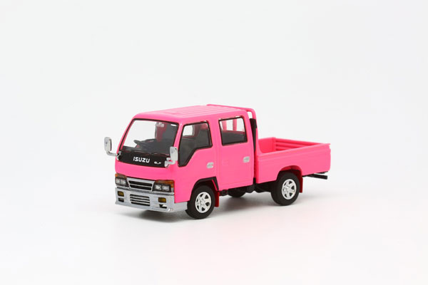 1/64 いすゞ エルフ(ELF) ダブルキャブ カスタムバージョン ピンク RHD[MODEL 1]