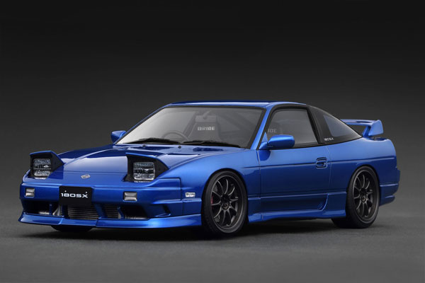 1/18 Nissan 180SX TYPE X (RPS13) Blue Metallic[イグニッションモデル]【送料無料】《１１月予約》