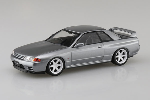 楽プラ スナップキット No.14CU-SS ニッサン R32スカイラインGT-R カスタムホイール(スパークシルバー) プラモデル[アオシマ]《１１月予約》