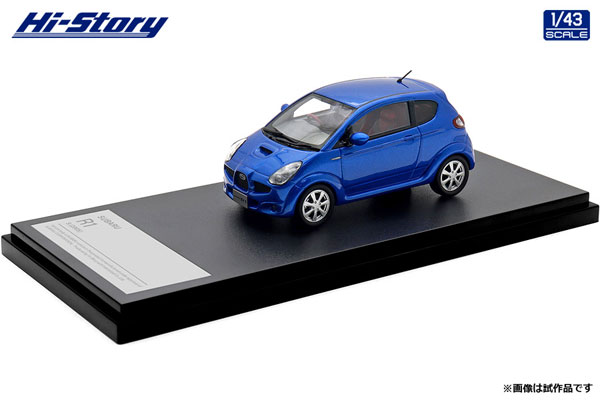 1/43 SUBARU R1 S (2005) カスタマイズカラー メタリックブルー[ハイストーリー]《１０月予約》