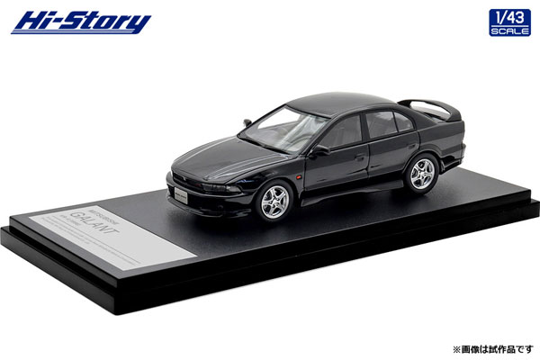 1/43 MITSUBISHI GALANT VR-4 (1996) ピレネーブラック[ハイストーリー]