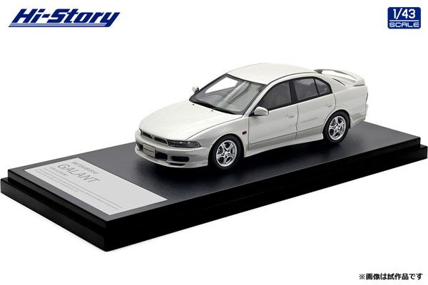 1/43 MITSUBISHI GALANT VR-4 (1996) ギャラクシーホワイト[ハイストーリー]