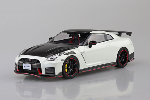 楽プラ スナップカー No.02-BW R35 NISSAN GT-R NISMO Special edition 2022 ブリリアントホワイトパール（再販）[アオシマ]《１１月予約》