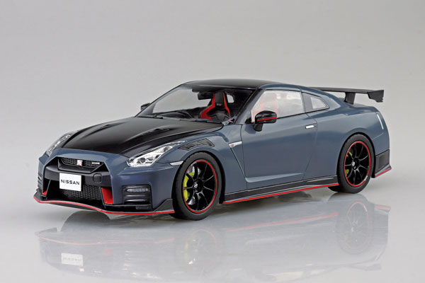楽プラ スナップカー No.02-NG R35 NISSAN GT-R NISMO Special edition 2022 NISMOステルスグレー プラモデル（再販）[アオシマ]《１１月予約》