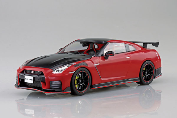 楽プラ スナップカー No.02-VR R35 NISSAN GT-R NISMO Special edition 2022 バイブラントレッド プラモデル（再販）[アオシマ]《１１月予約》